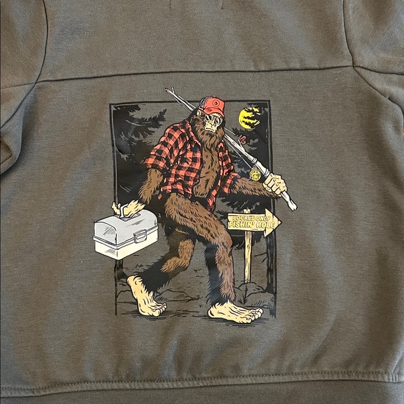 Ocean & Coast Kids Charcoal Hoodie - Picture 3 of 3